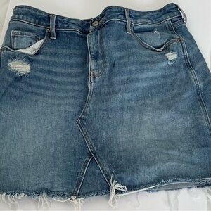 Old Navy Blue Denim Mini Skirt